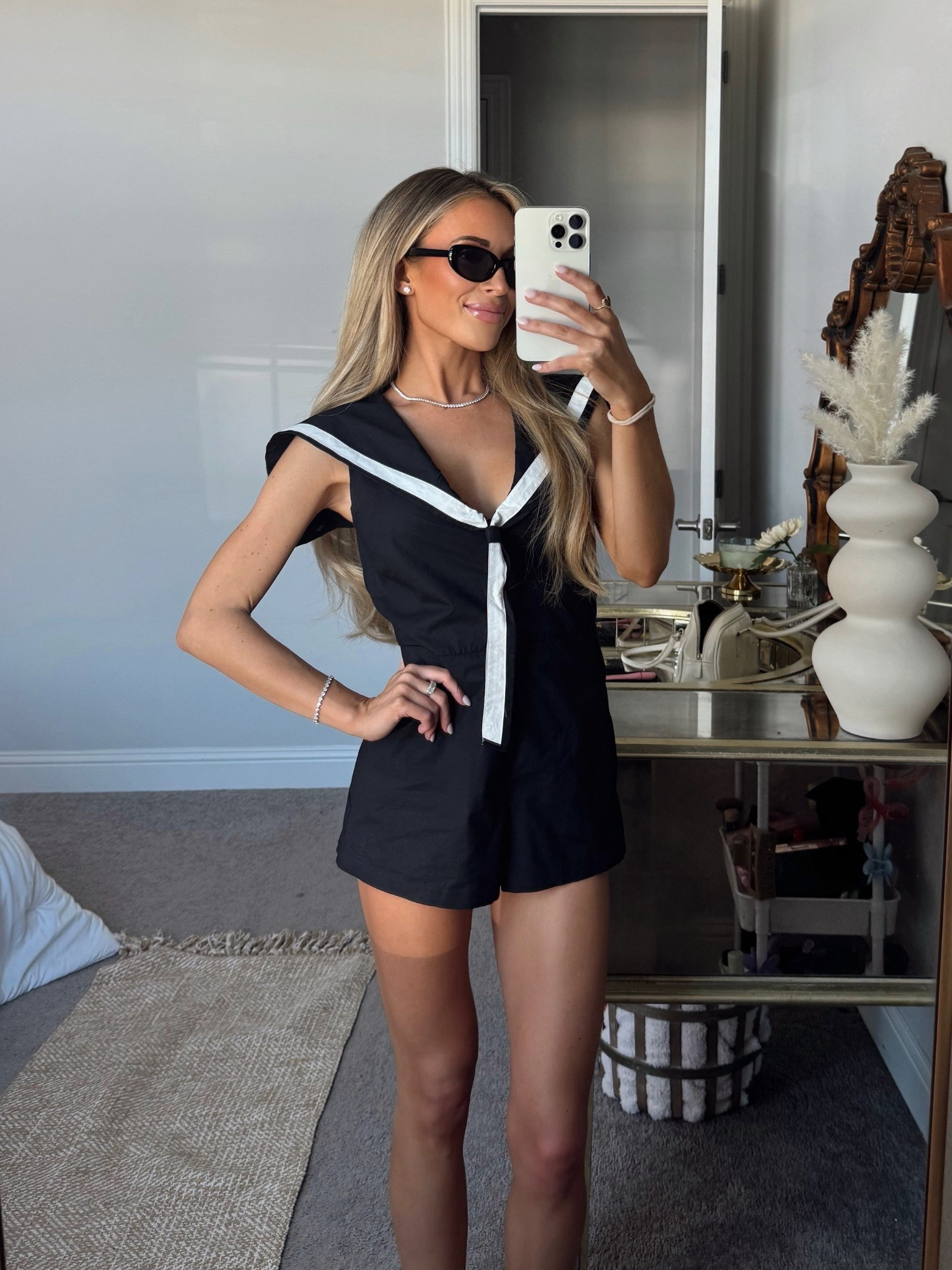 I adore this little romper! Wearing smallest size. 

Ootn. Ootd. Summer outfit. Outfit idea. Outfit inspo. For love and lemons. Vacation outfit. Chic. Jumpsuit. Romper

#LTKWorkwear #LTKPetite #LTKSummerEdit