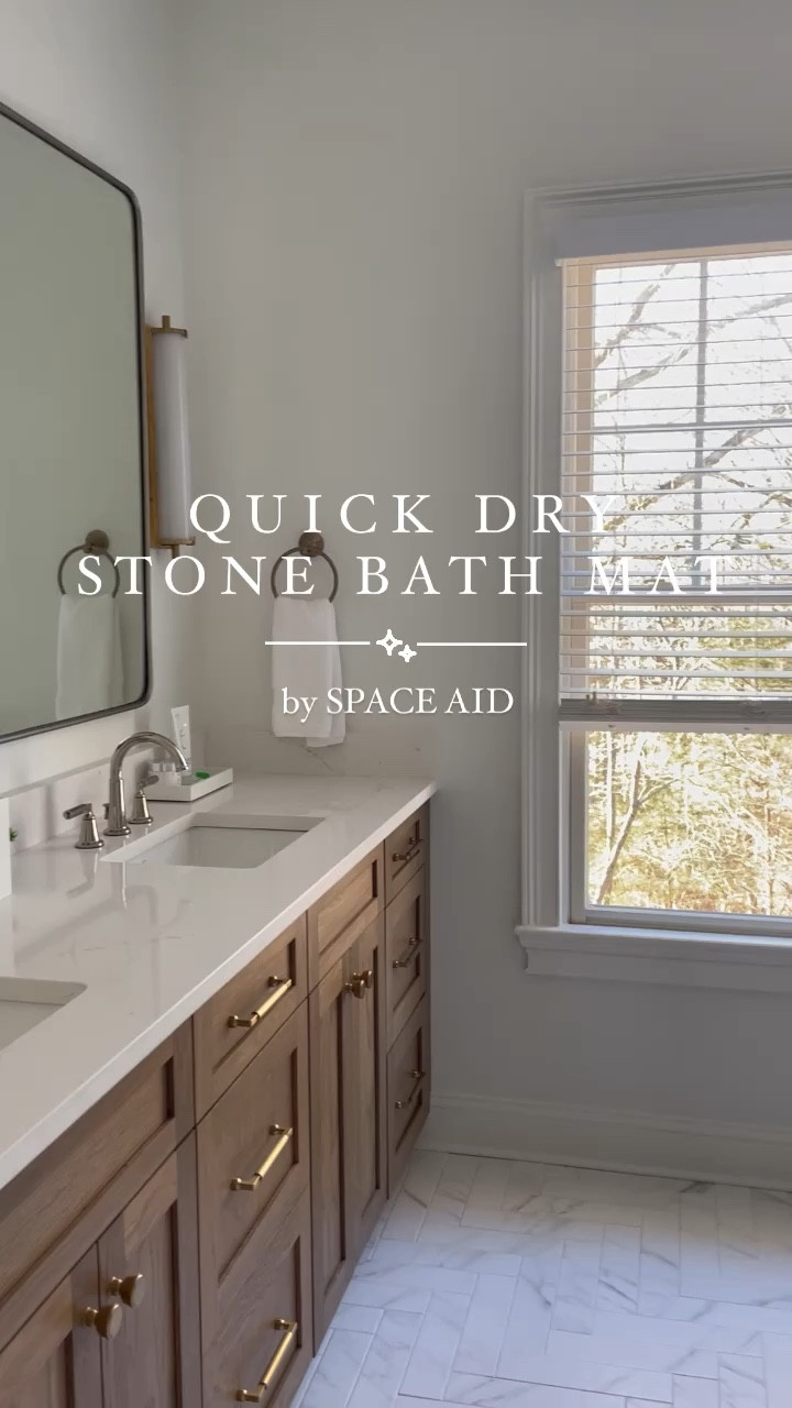 Quick dry diatomaceous stone bath mat, beauty + function🤍

#LTKhome #LTKHoliday #LTKfindsunder50