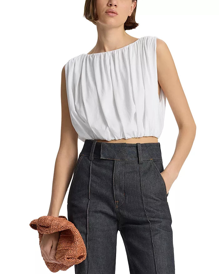 Nell Cotton Crop Top | Bloomingdale's (US)