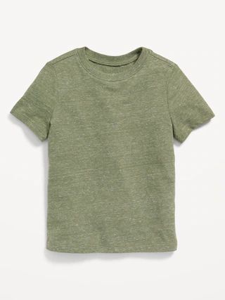 Unisex Short-Sleeve Slub-Knit T-Shirt for Toddler | Old Navy (US)