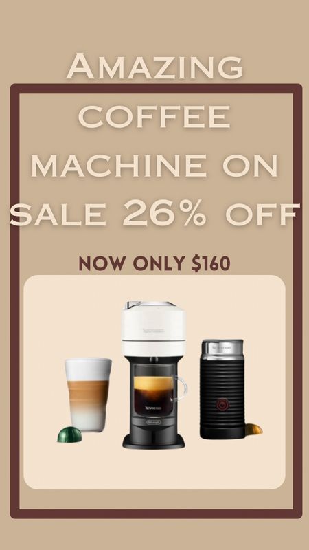 Coffee machine plus frothier on sale 

#LTKsalealert #LTKhome #LTKfamily