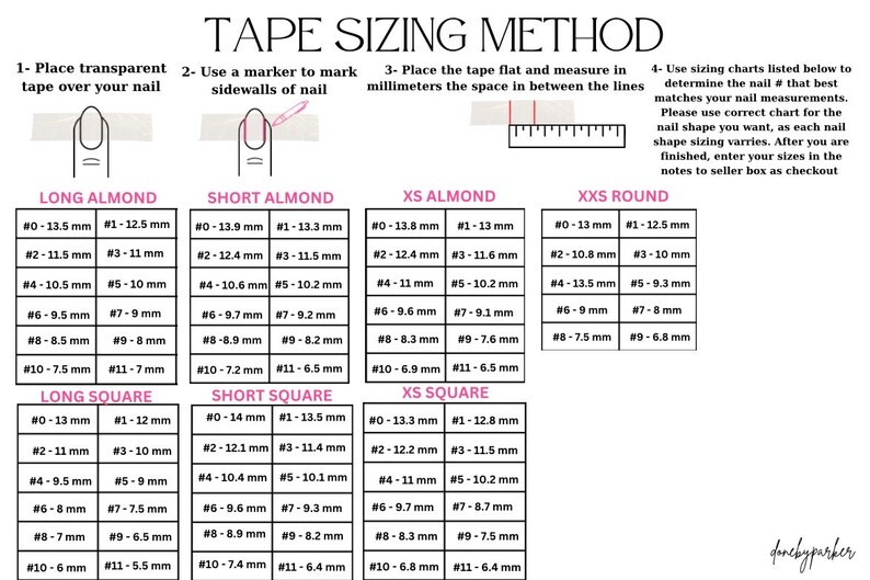 Luxury Hand Painted Press on Nails Blue Flowers - Etsy | Etsy (US)