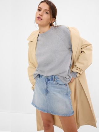 Rhinestone Denim Mini Skirt with Washwell | Gap (US)