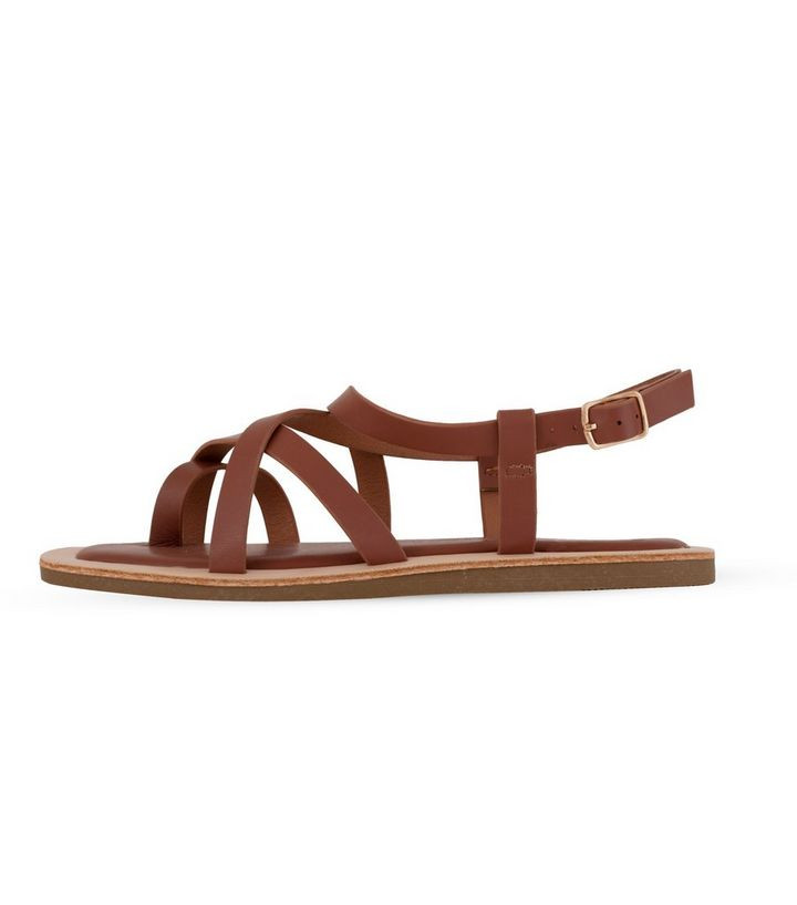 South Beach Tan Strappy Gladiator Sandals
						
						Add to Saved Items
						Remove from Saved... | New Look (UK)