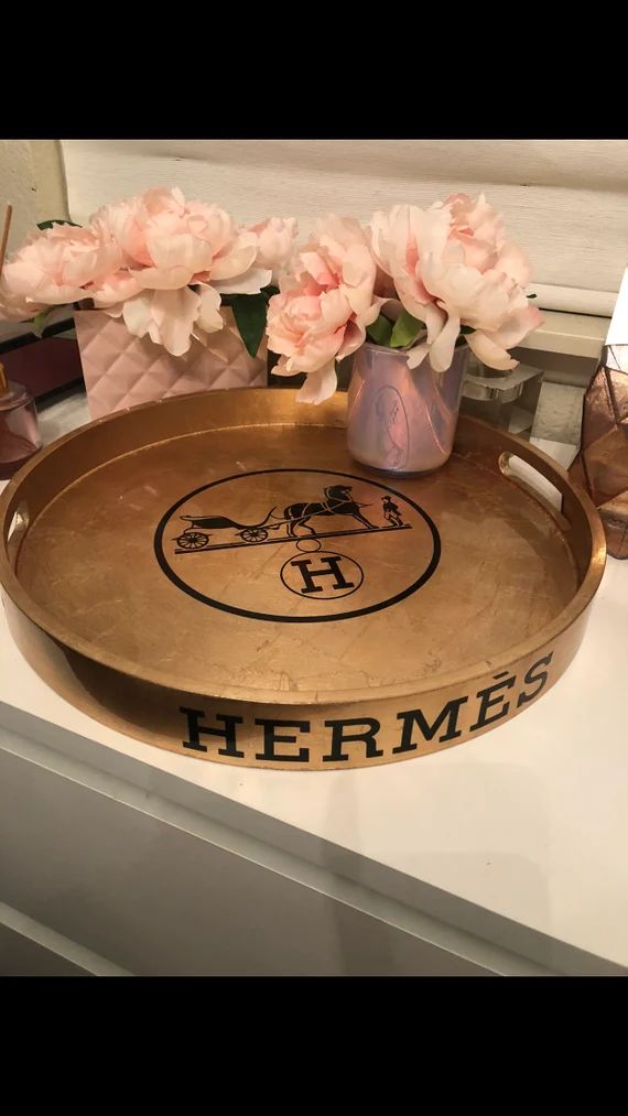 Hermes Gold tray | Etsy (US)