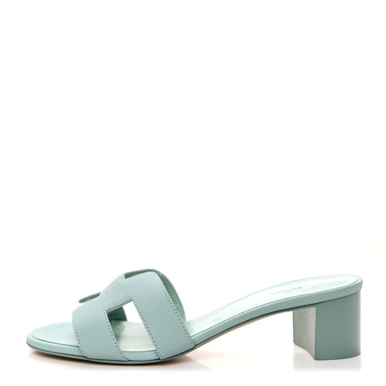 Epsom Oasis Sandals 37.5 Vert Embrun | FASHIONPHILE (US)
