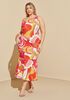 Floral Print Textured Maxi Dress | Ashley Stewart