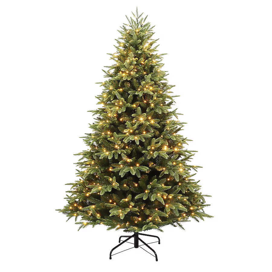 Holiday Living 7.5-ft Parque Pre-lit Artificial Christmas Tree with Color Changing LED Lights | Lowe's