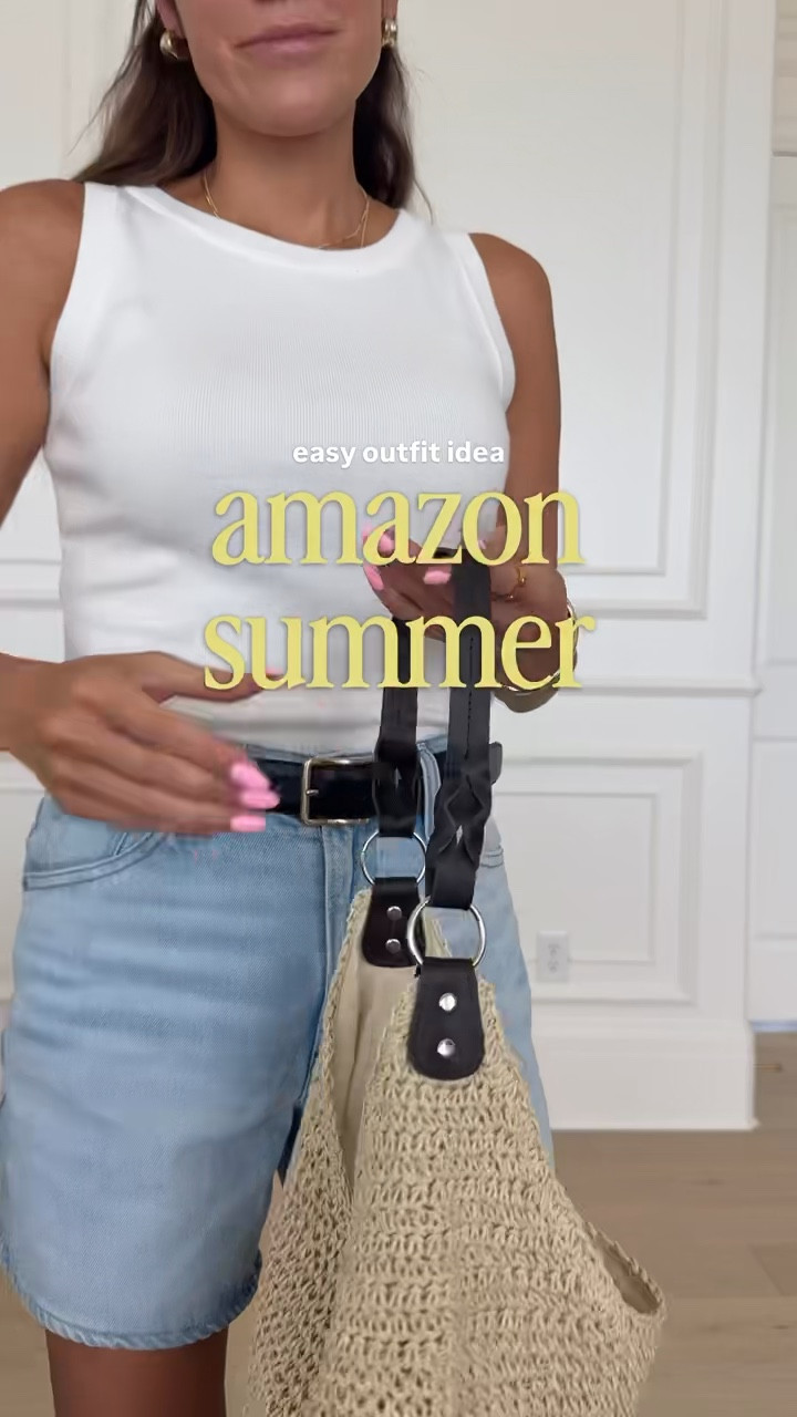 Easy summer outfit idea ☀️ from Amazon!

Wearing size small in sweater tank, shorts run TTS

Summer outfit, spring outfit, denim shorts, Levi’s, white tank, summer bag, jelly flip flops, Amazon fashion

#LTKOver40 #LTKgrwm #LTKootd
