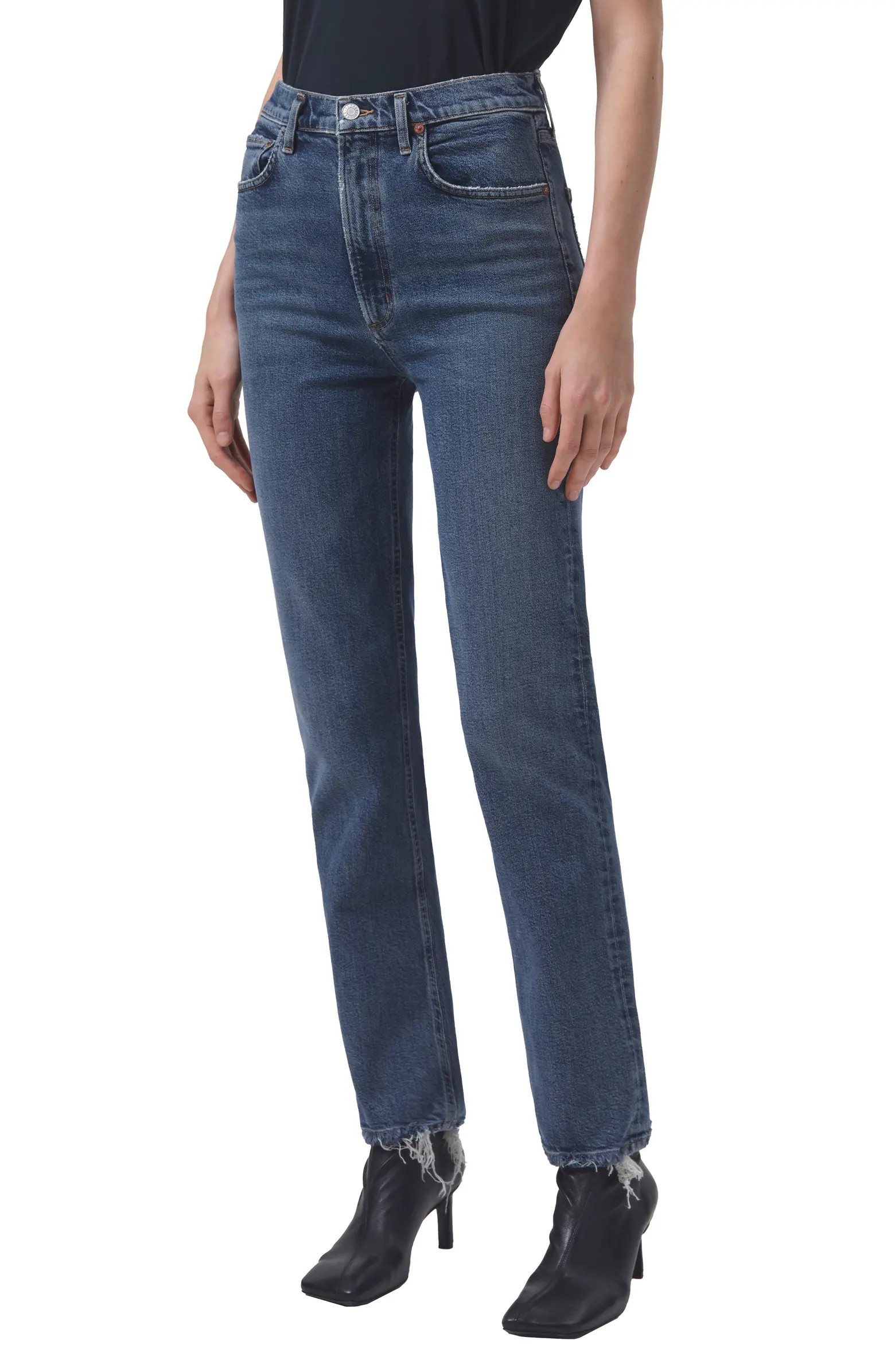 High Waist Stovepipe Jeans | Nordstrom