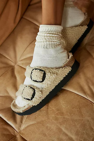Birkenstock Arizona Teddy Sandals | Anthropologie (US)