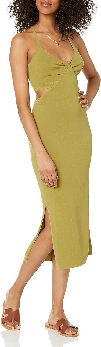 The Drop Women's Zuri Fitted Cut-Out Maxi Sweater Dress | Amazon (US)