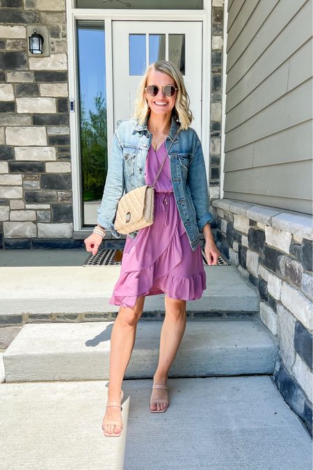 What I wore for Mother’s Day brunch. 
Dress- out of stock, linked similar 
Jacket- (THRIFTY20 for 20% off) 
Shoes- linked similar 
Purse- thrifted, linked similar 

#LTKshoecrush #LTKSeasonal #LTKstyletip