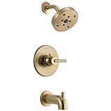 Delta Faucet Trinsic 14 Series Single-Function Tub and Shower Trim Kit with Single-Spray H2Okinetic  | Amazon (US)