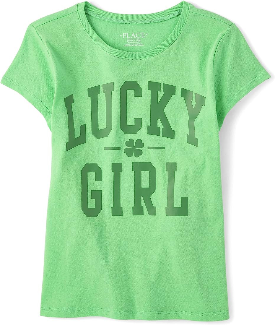 The Children's Place Girls Short Sleeve Graphic T-Shirt 3-Pack | Amazon (US)