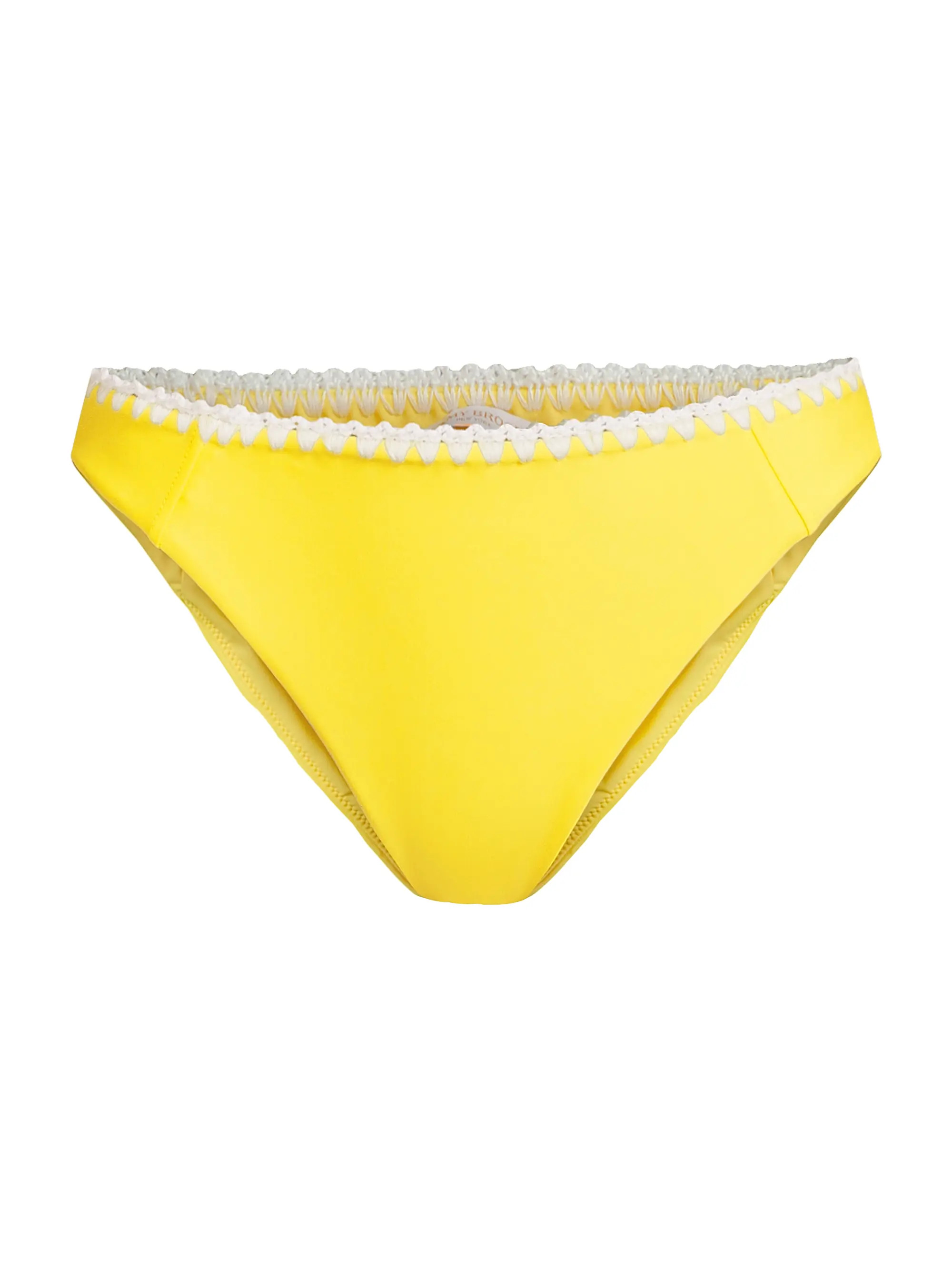 Iliana Crochet-Trimmed Bikini Bottom | Saks Fifth Avenue