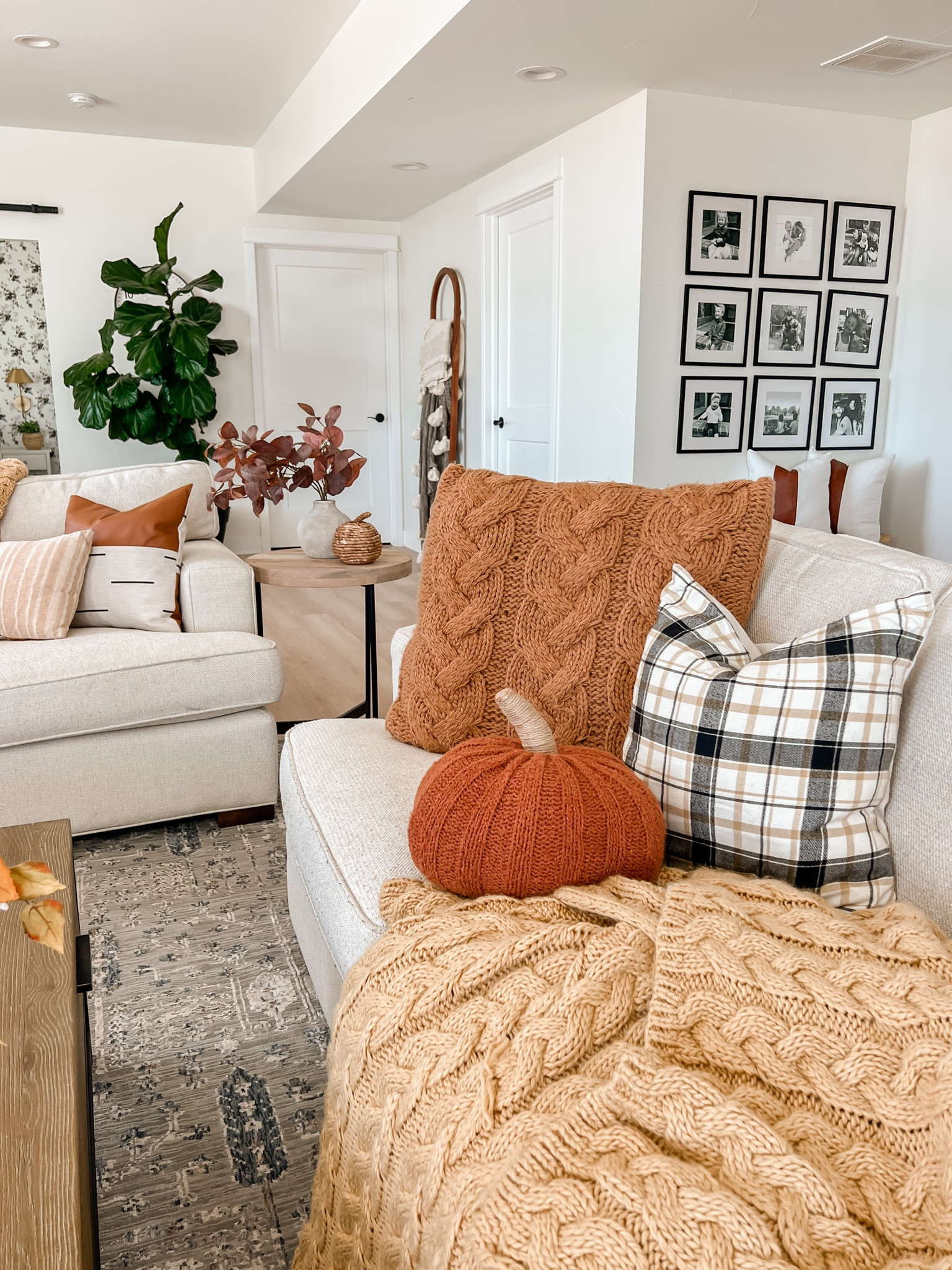 Pumpkin Pillows + Fall Decor! - Sarah Joy