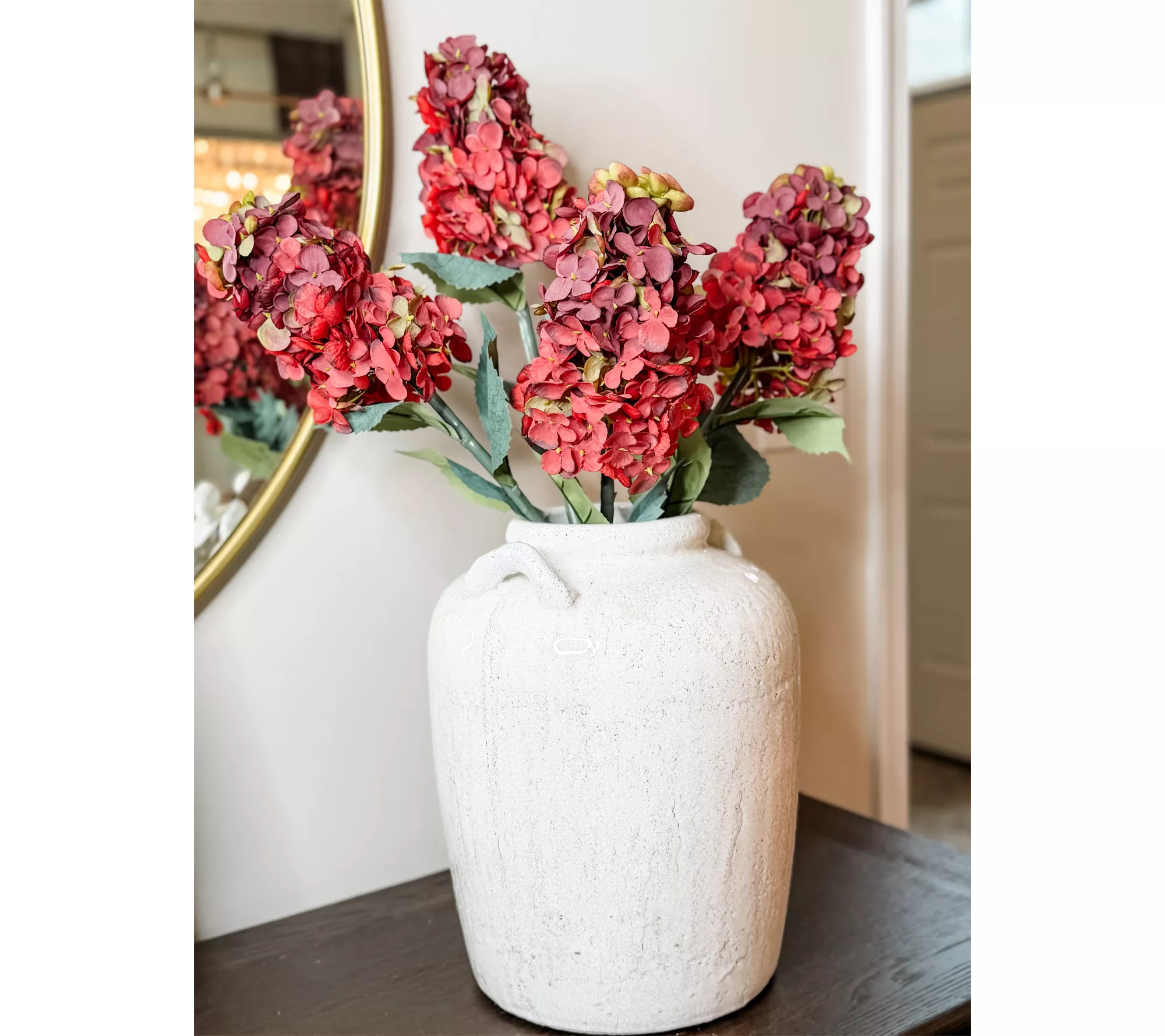 Simply Stunning Set of 4 Grandiflora Hydrangeas by Janine Graff | QVC