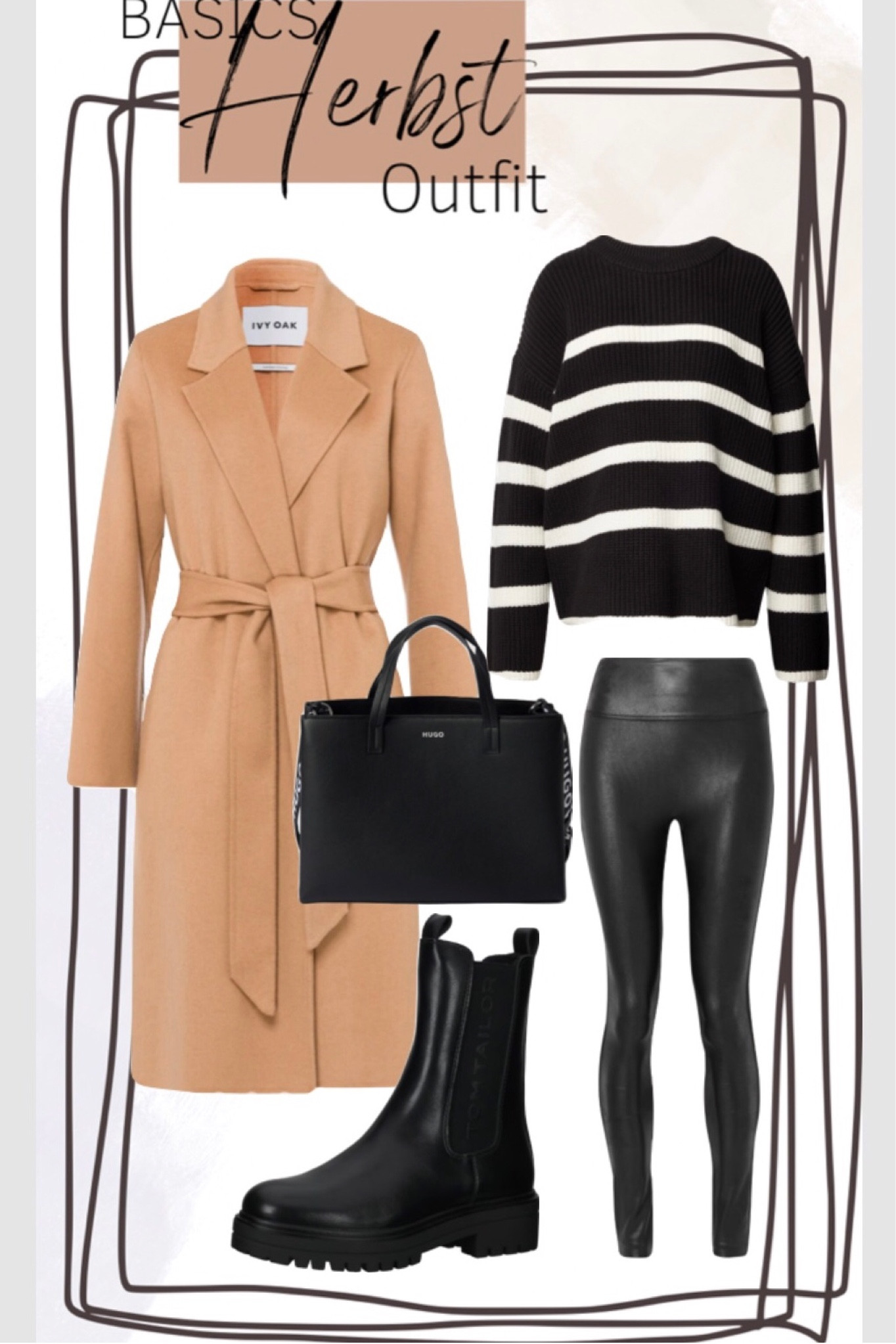 Schlichtes Herbstoutfit für die kühleren Tage, mit Chunky Boots, Wollmantel, Lederleggings, Pulli und Tasche.

#LTKeurope #LTKSeasonal #LTKU