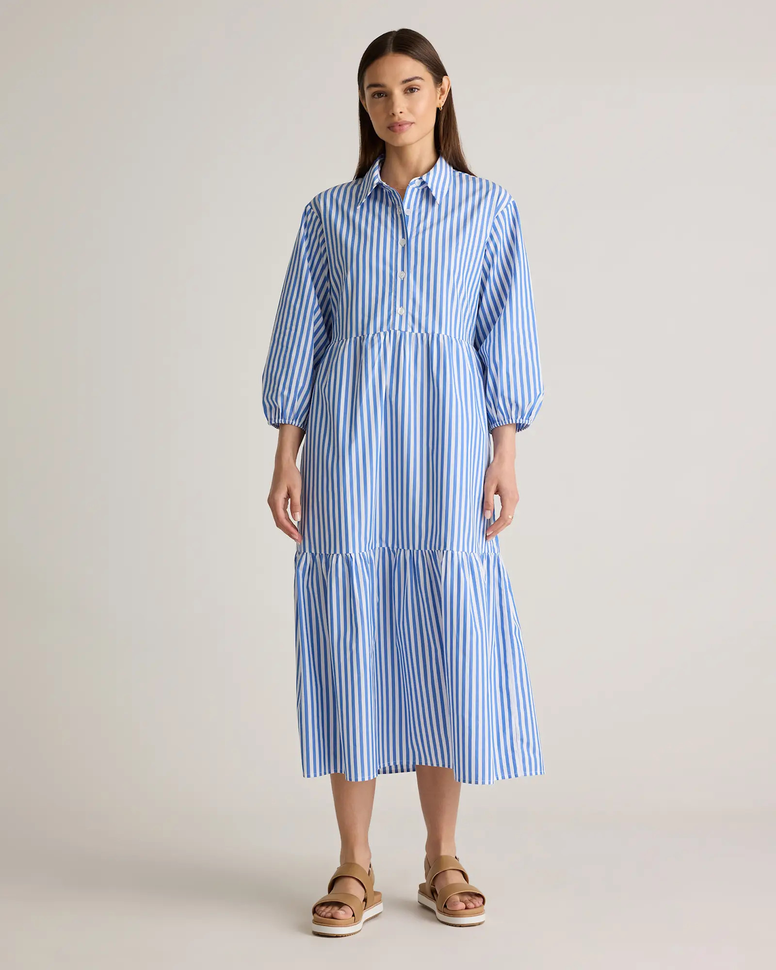 100% Organic Cotton Midi Tunic Dress | Quince