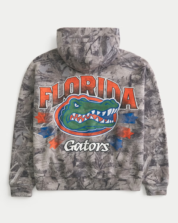 Men's Boxy University of Florida Gators Graphic Camo Hoodie | Men's Sweatshirts & Sweatpants | Ho... | Hollister (US)
