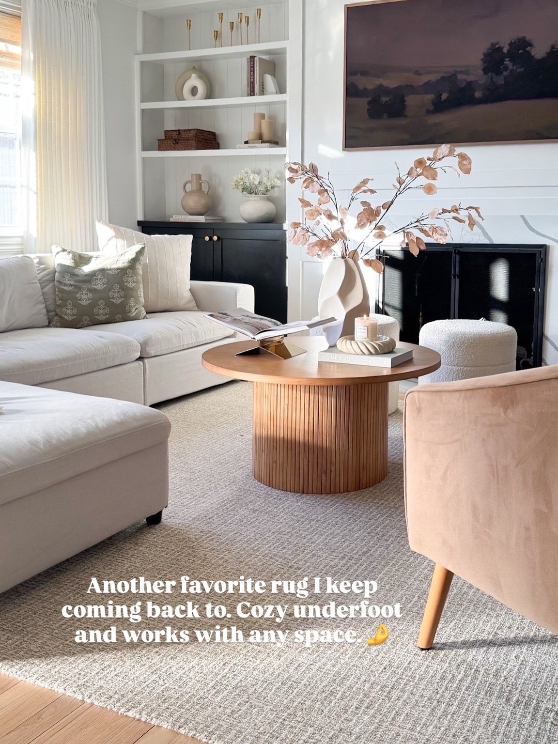 This rug has been with me for years now.. and I love how soft underfoot is and it works with every season. It’s now part of prime day with major mark down!! 🎉

#LivingRoomInspo #CozyHome #AmazonRugFind #NeutralDecor #LTKhome

#LTKSaleAlert #LTKStyleTip