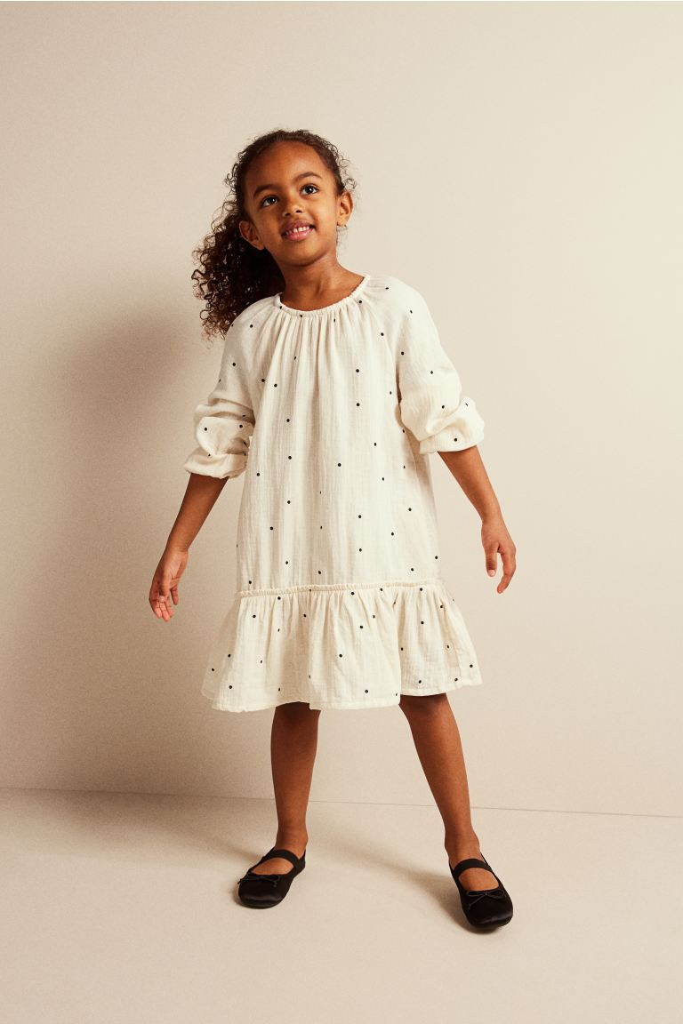 Patterned Muslin Dress | H&M (US + CA)