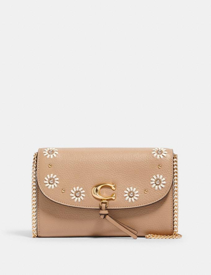 remi chain crossbody with whipstitch daisy applique | Coach Outlet US
