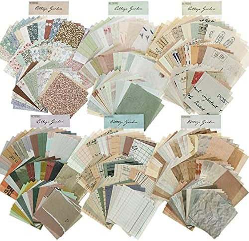 Amazon.com: 360 Sheets Vintage Scrapbook Paper Supplies DIY Journaling Supplies for Writing Drawi... | Amazon (US)