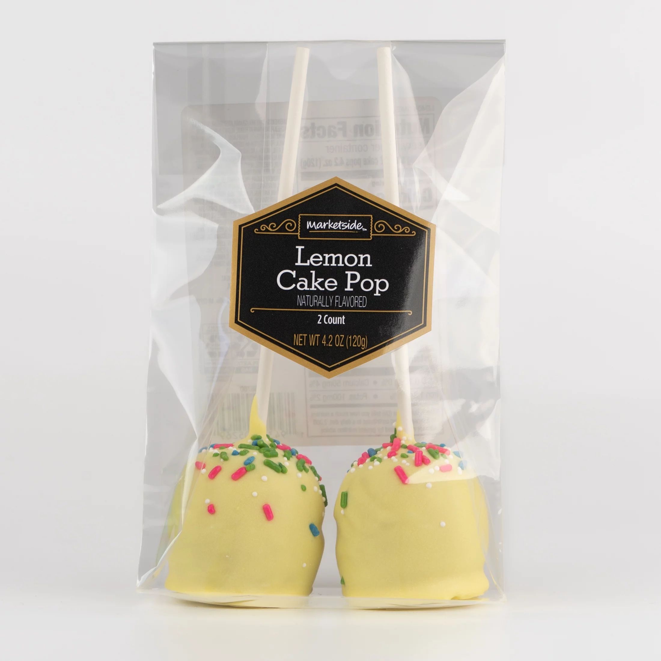 Marketside, Easter Lemon Cake Pops, 2 Count | Walmart (US)
