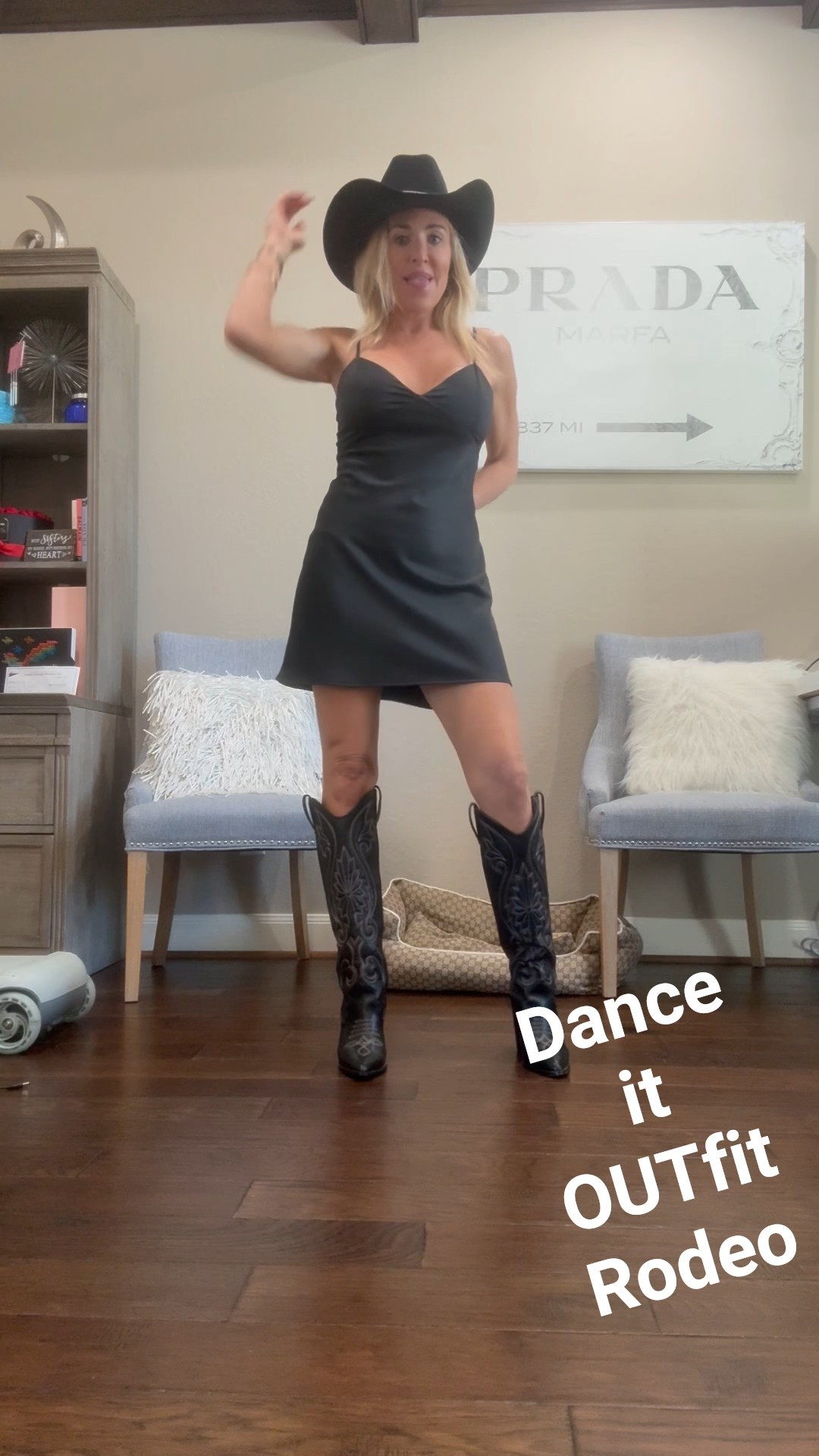 Sometimes you just have to dance it out If you’re heading to the Houston rodeo this is me definitely an easy outfit. This slip dress is from H&M and I am wearing a small. 

#LTKOver40 #LTKWatchNow #LTKStyleTip