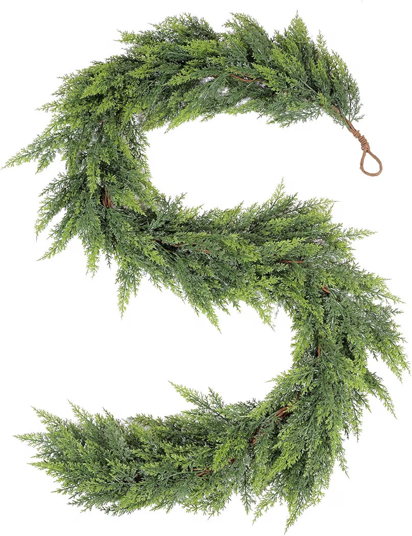 WBHome Real Touch Juniper Garland for Christmas Holiday Seasonal Outdoor/Indoor Home Decor, 6FT L... | Amazon (CA)