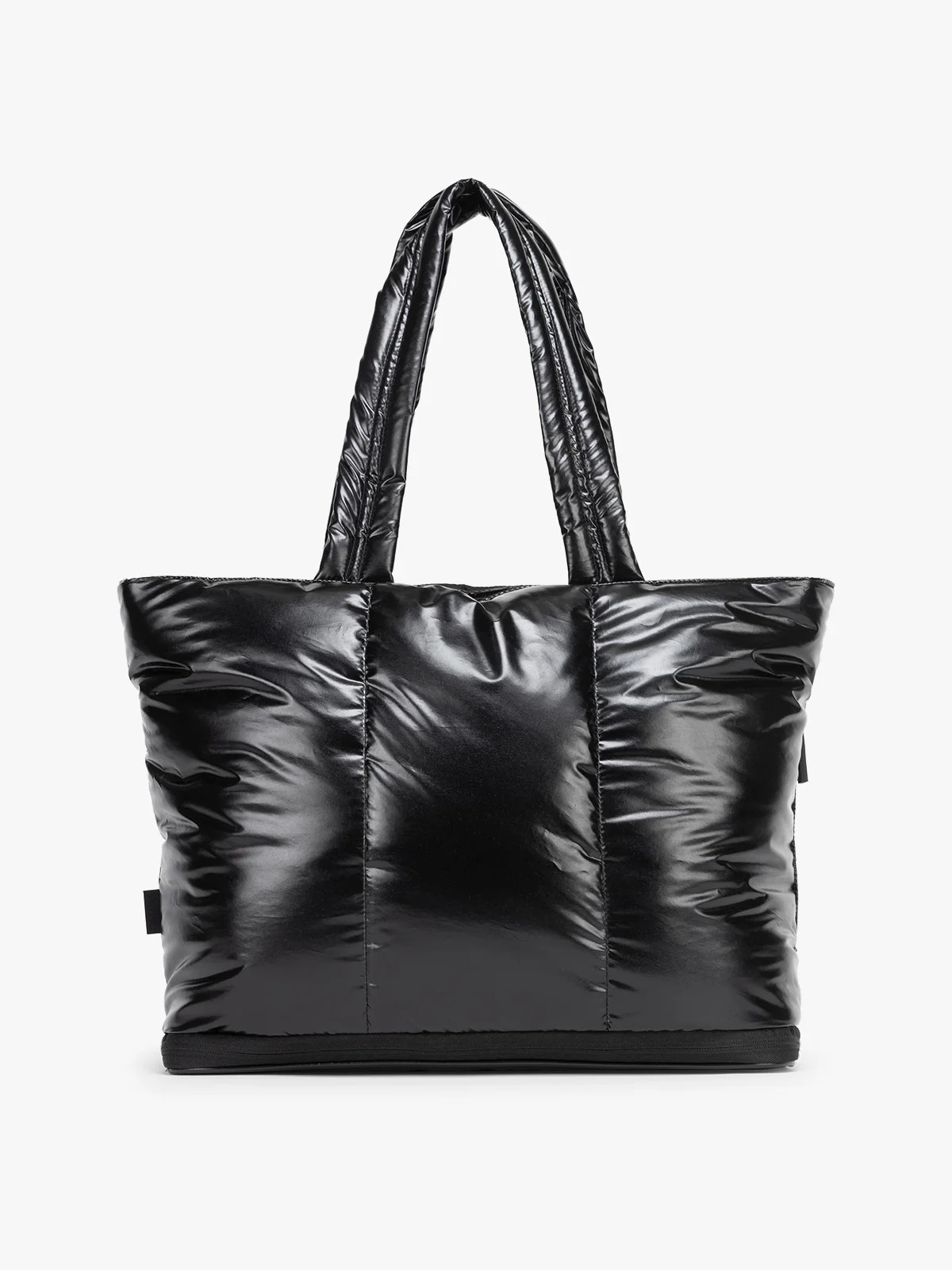 Luka Expandable Laptop Tote in Glazed Black | CALPAK
