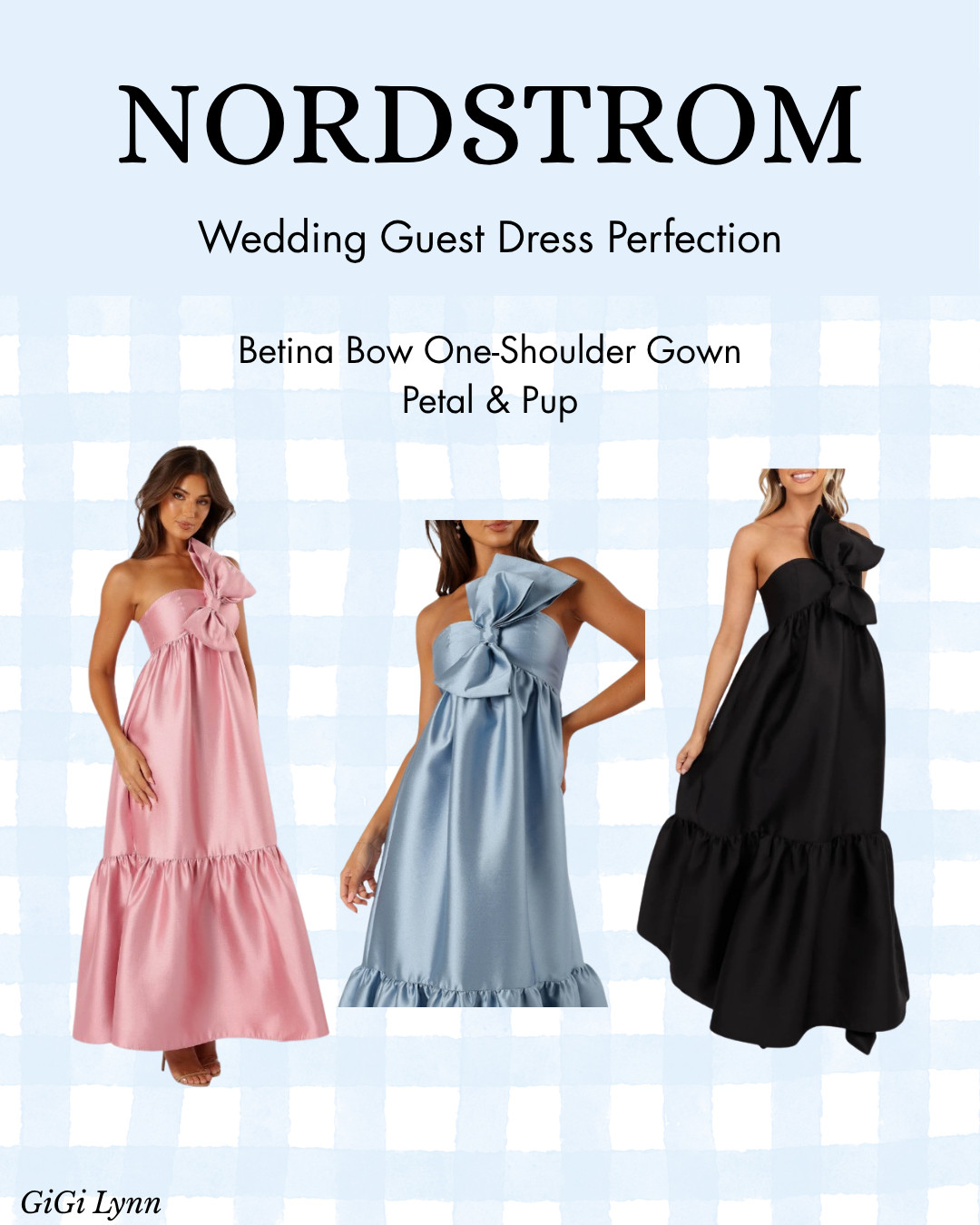 ✨ THE DRESS THAT MAKES AN ENTRANCE ✨

If you're searching for the perfect wedding guest dress, formal event gown, or vacation evening look, the Betina Bow One-Shoulder Gown from Petal & Pup is absolutely stunning. Available in black, blue, and dusty rose, this elegant silhouette combines timeless sophistication with a modern statement bow detail.

💕 One-shoulder design
💕 Elegant statement bow
💕 Flattering, feminine silhouette
💕 Perfect for weddings, galas, and special events
💕 Available in multiple gorgeous colors

Whether you're attending a wedding, engagement party, formal dinner, holiday event, or special celebration, this gown delivers that effortlessly elevated look that photographs beautifully and turns heads.

#PetalAndPup #WeddingGuestDress #FormalDress #EveningGown #WeddingStyle #SpecialOccasionDress #LTKFashion #FashionFinds #OccasionWear #StyleInspiration
 

 #LTKBump #LTKWedding