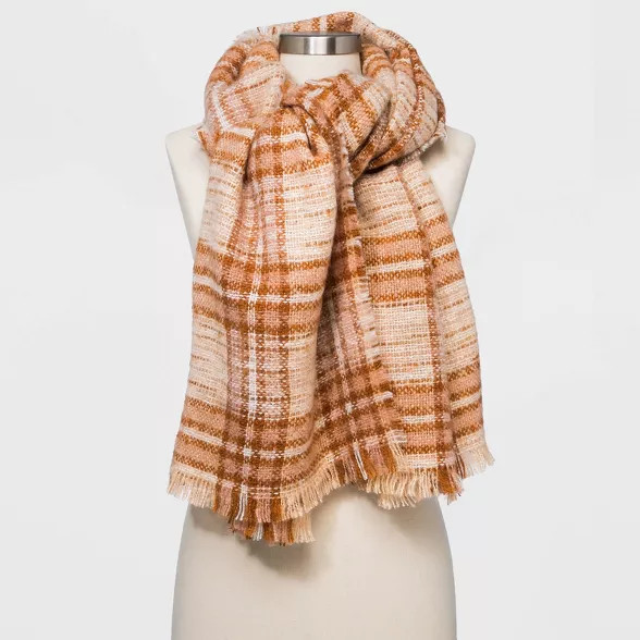 Women's Plaid Blanket Scarf - Universal Thread™ | Target