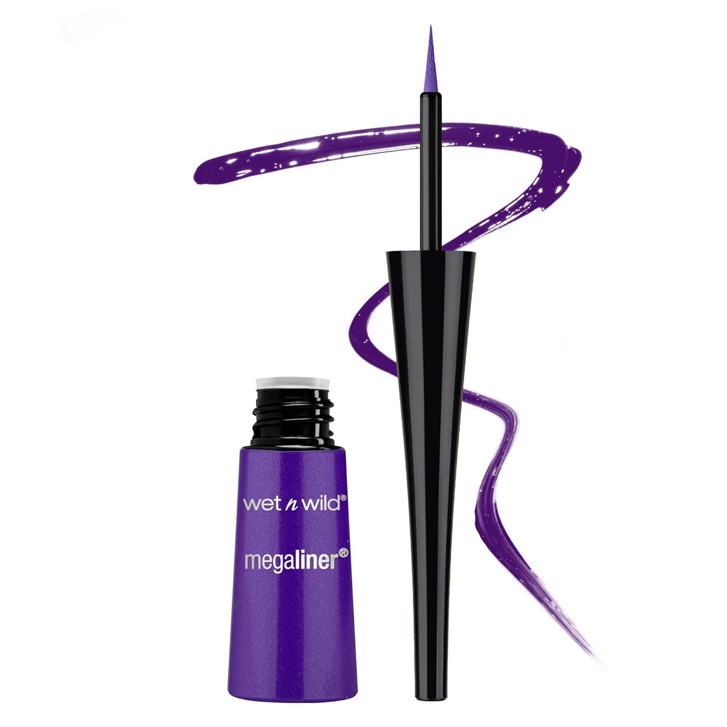 wet n wild MegaLiner Liquid Eyeliner - Electric Purple | Amazon (US)