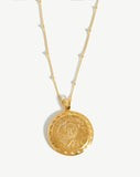 Lucy Williams Engravable Rising Sun Medallion Coin Necklace | Missoma