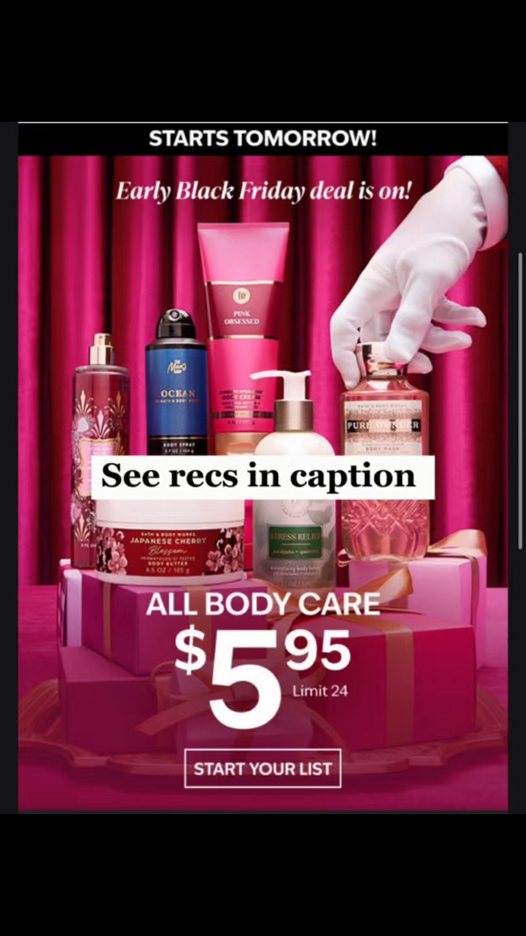 Check out my LTK in bio for all recommendations for the holiday season including what to get at bath and body works. 

I always tell it like it is. Focus on the body butters, body washes, candles, and ditch the body mists if you can. They don’t last as long try to get the perfumes. 

At the end of the day, do what you’d like but those are just my tips. 

Happy Shopping! 💕

#LTKHoliday #LTKBeauty #LTKGiftGuide