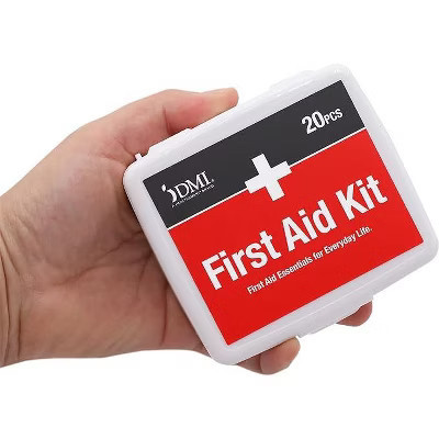 DMI First-Aid Kit, Mini 20-Piece Kit, Small and Compact All-Purpose Use for Minor Cuts and Scrapes, Durable Water-Resistant Case | Target