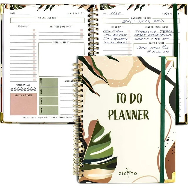 Beautiful To Do List Notebook - Aesthetic Daily Planner to Easily Organize Your Tasks And Boost P... | Walmart (US)