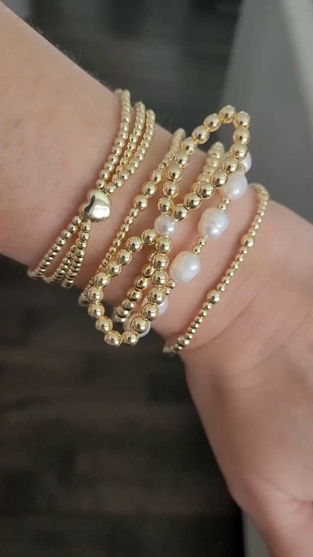 Mother’s Day Gift Idea - the prettiest gold jewelry stack from @Coco’s Beads and Co!  I curated this beaded gold bracelet stack, but there are so many choices and personalization options you will be able to create the perfect one for Mom!  Not only are these bracelets stunning, but this company is woman owned and family operated - shop small this Mother’s Day! Mother’s Day Gift Guide, Gifts for Mom, gifts for her 2026, goes with all of your OOTD #smallbusiness #shopsmall #ad 

#LTKmomlife #LTKootd #LTKMothersDay