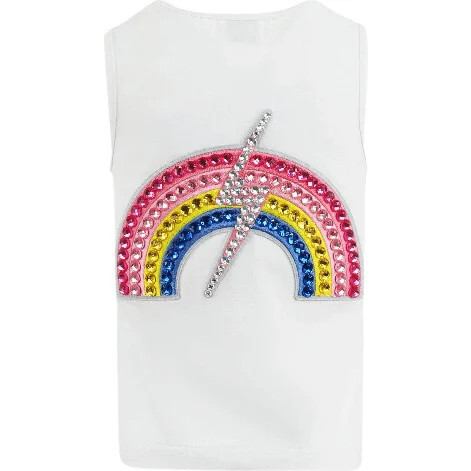 Lola + The Boys | Gems Rainbow Flash Tank Top (Multicolor, Size 10Y) | Maisonette | Maisonette