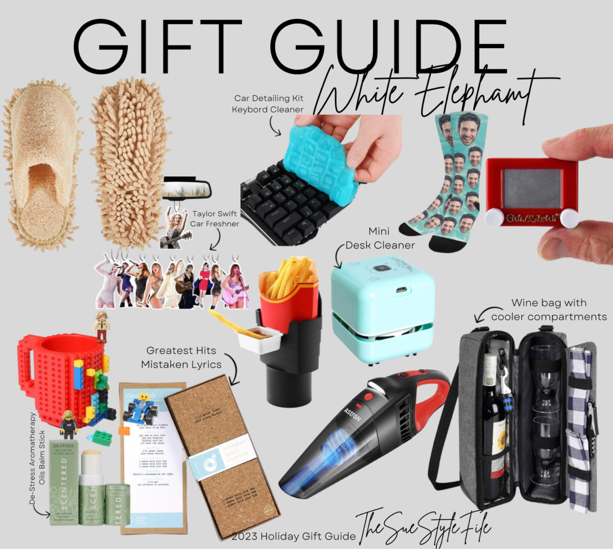 Gift guide for her. White elephant gift guide. Gag Gift. gift guide 2023. Gift guide for him. Gift guide under $25. Gift guide under $35. Holiday gifting. Gift guide for stocking stuffer. White elephant gift. Christmas gift guide.  2023 gift guide 
Sale




#LTKHoliday #LTKCyberWeek #LTKGiftGuide