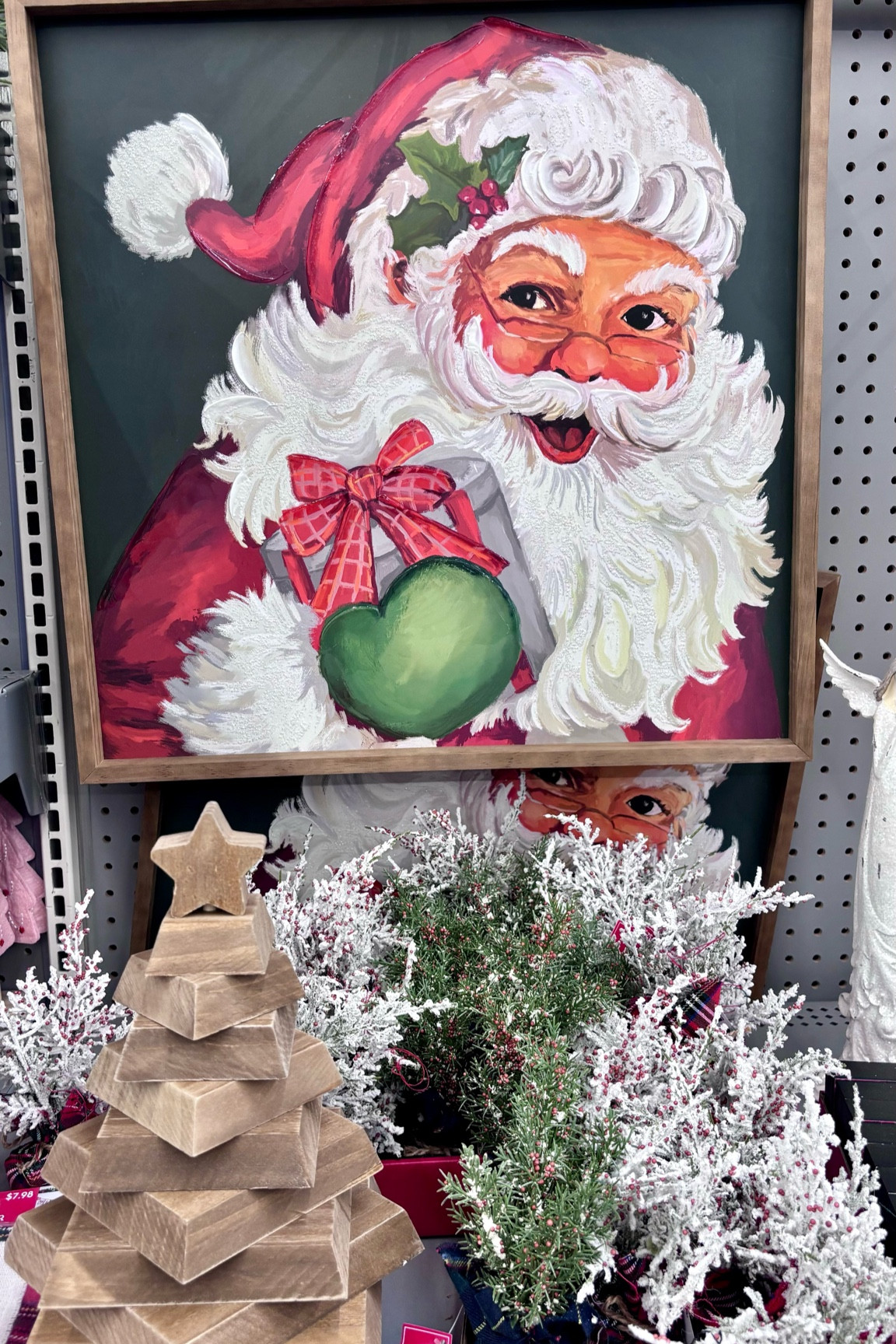 Santa frames art and warm and woodsy Christmas Decor! 

#LTKHoliday #LTKSeasonal #LTKSaleAlert