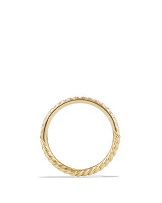 David Yurman Cable Collectibles Ring with Diamonds in 18K Gold Jewelry & Accessories - Bloomingda... | Bloomingdale's (US)