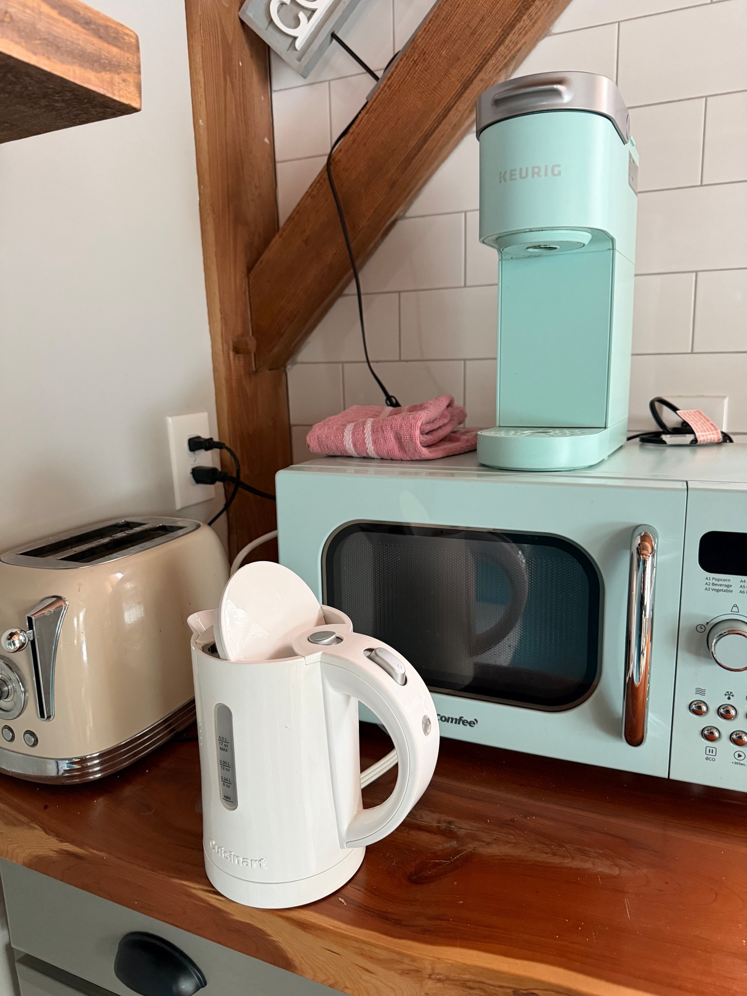 Vintage finds inspired this rental. Cute small electrics can make your home memorable. 

#LTKHome