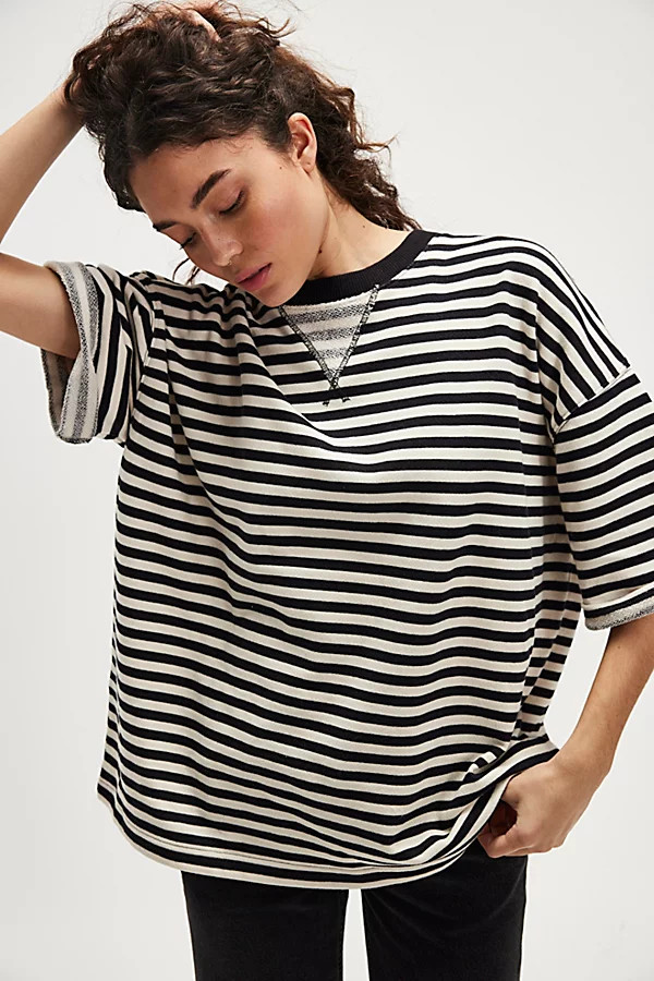 Classic Striped Short-Sleeve Crewneck | Free People (Global - UK&FR Excluded)