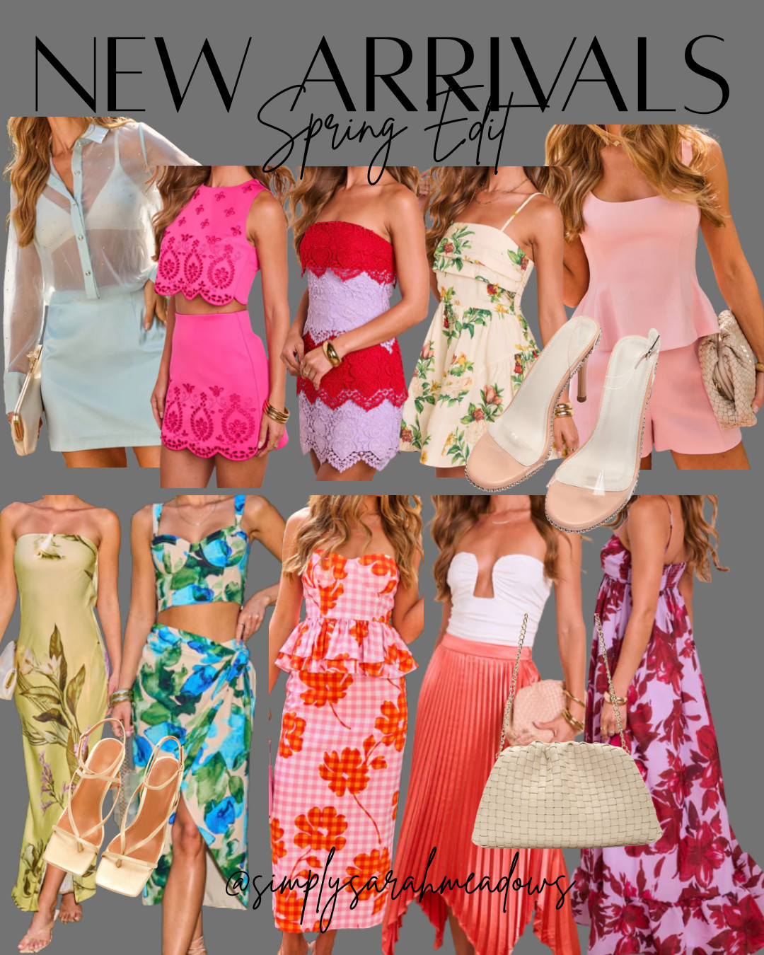  Spring lineup = straight 🔥💐 These new arrivals are all about bold florals, flirty silhouettes, and statement sets that instantly elevate your look. From brunch-ready minis to vacay dresses and the prettiest matching sets—everything is giving feminine, fun, and on-trend. And don’t even get me started on the heels + woven bags 😍 Ise code APRIL35 for 35% off. 

#LTKStyle #LTKFinds #LTKFashion #SpringOutfits #SpringStyle #VacationStyle #ResortWear #BrunchOutfit #FloralDress #MatchingSet #FeminineStyle #StyleInspo #TrendingNow #OOTD #MomStyle

 

#LTKOver40 #LTKSaleAlert #LTKSeasonal