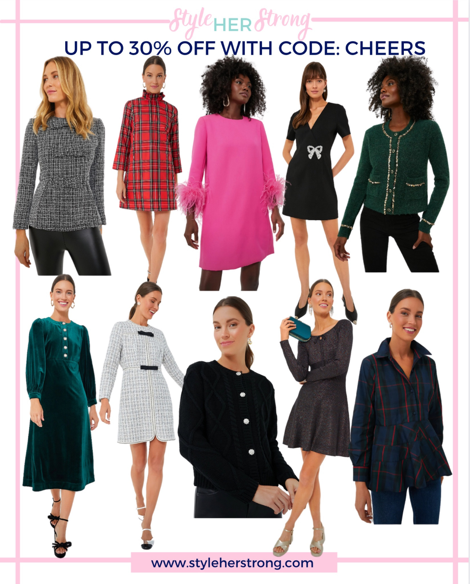 Holiday dress, holiday outfit, velvet dress, plaid dress, tweed jacket on sale for up to 30% off at Tuckernuck 

#LTKHoliday #LTKfindsunder100 #LTKCyberWeek