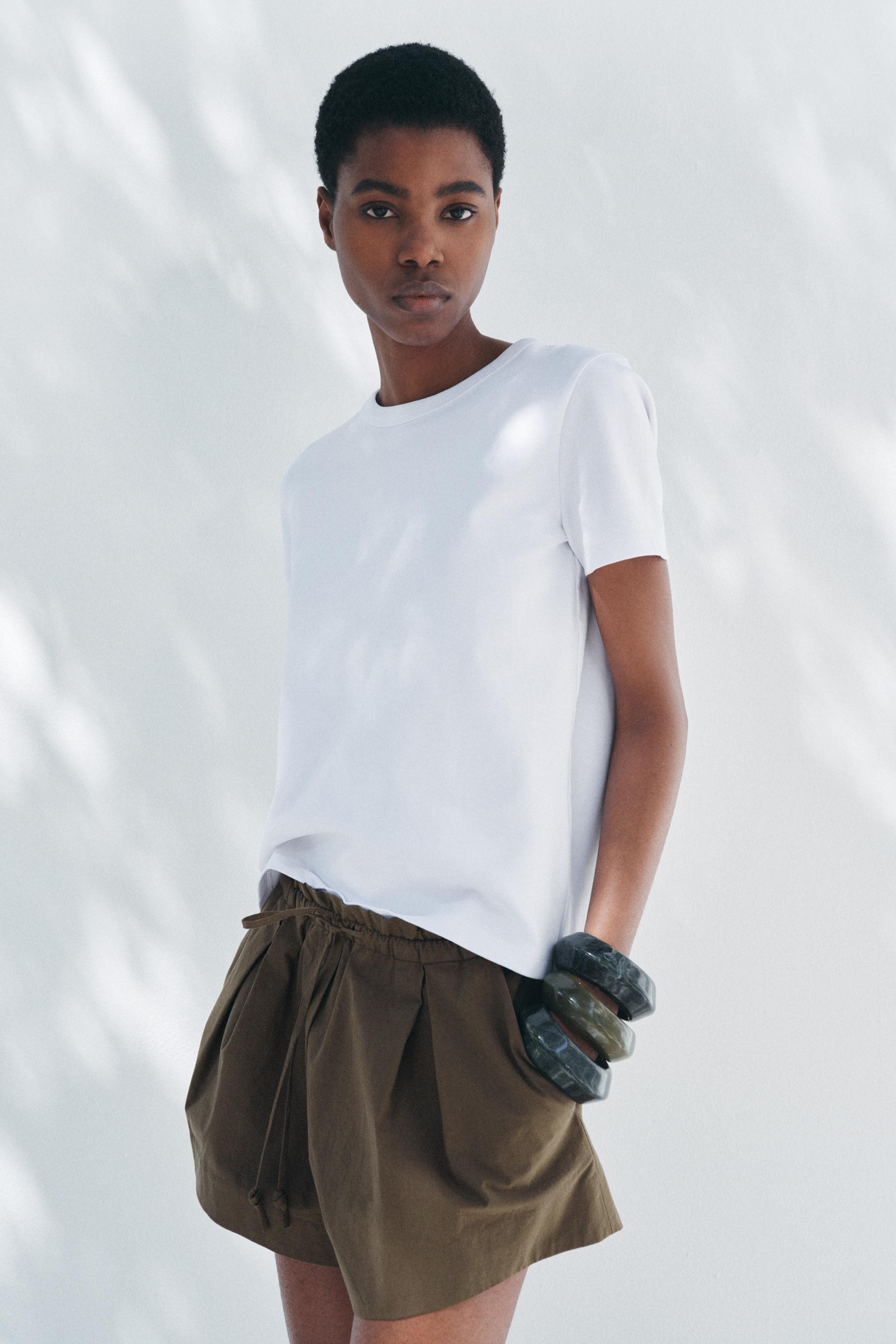 INTERLOCK SHORT SLEEVE T-SHIRT | Zara US